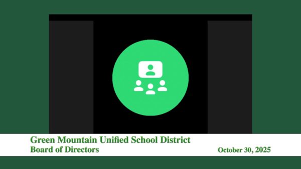Green Mountain Unified School District 10/30