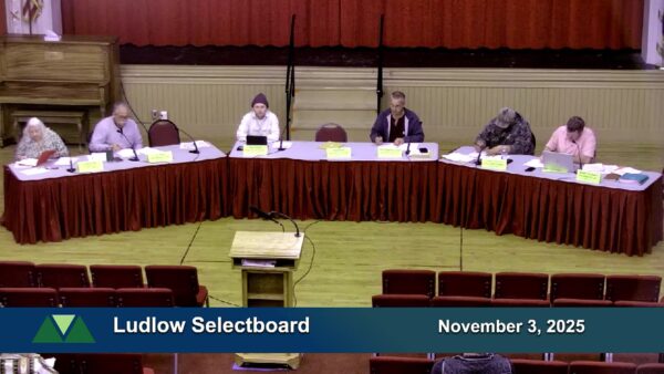 Ludlow Selectboard 11/3