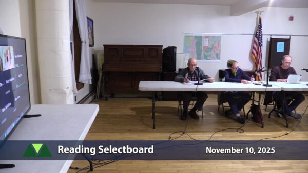 Reading Selectboard 11/10