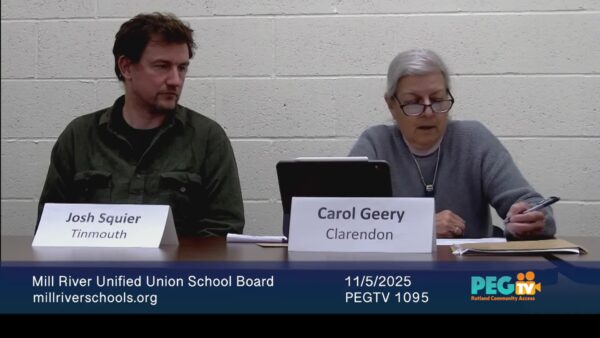 Mill River Unified Union School District Board 11/5