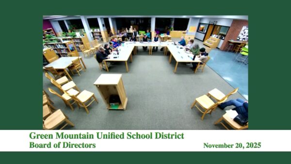 Green Mountain Unified School District Board of Directors 11/20