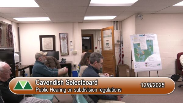 Cavendish Selectboard 12/08