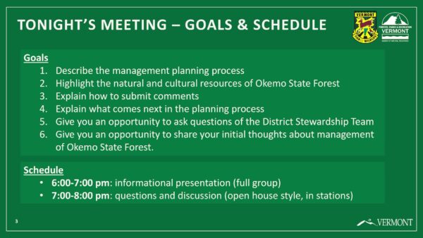 Okemo State Forest Long-Range Management Plan