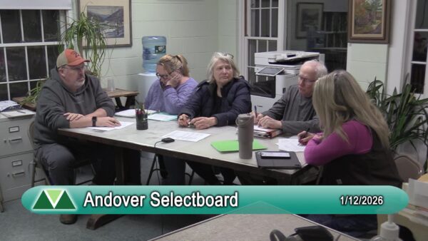 Andover Selectboard 1/12