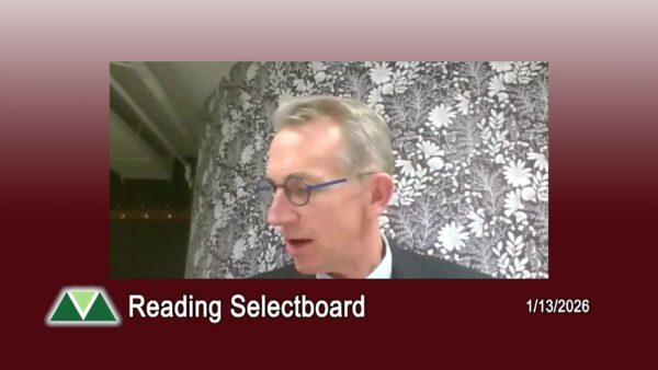 Reading Selectboard 1/13