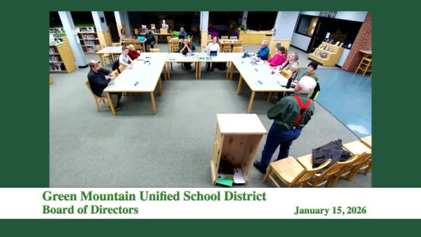 Green Mountain Unified School District Board of Directors 1/15