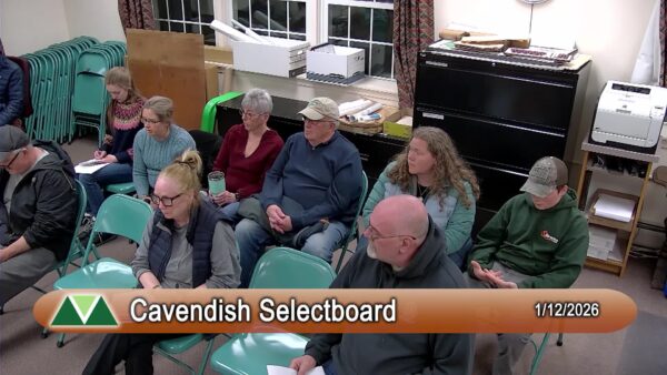 Cavendish Selectboard 1/12