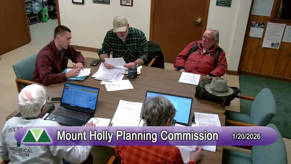 Mount Holly Planning Commission 1/20