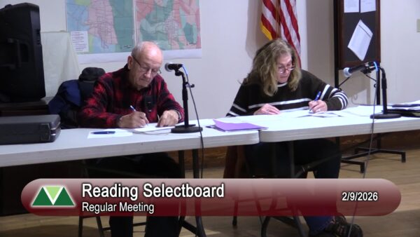 Reading Selectboard 2/9