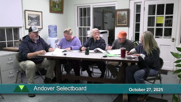 Andover Selectboard 10/27