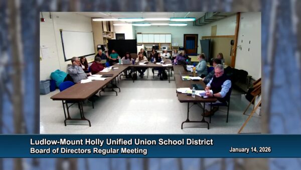 Ludlow-Mount Holly UU School District Board 1/14
