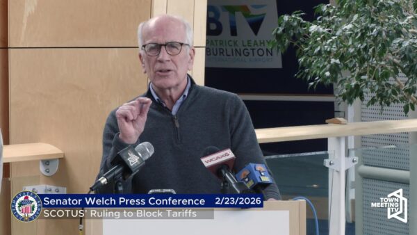 Sen. Welch- Supreme Court Ruling to Block Tariffs