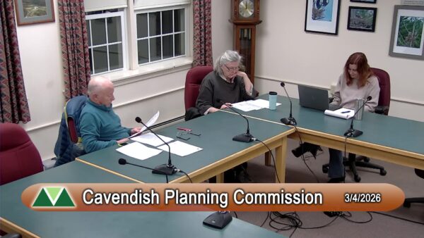 Cavendish Planning Commission 3/4