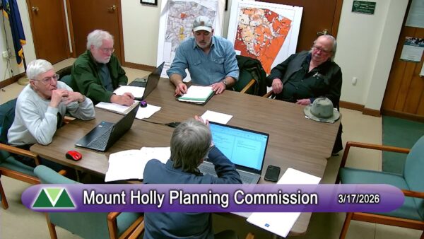 Mount Holly Planning Commission 3/17