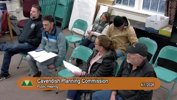 Cavendish Planning Commission 4/1
