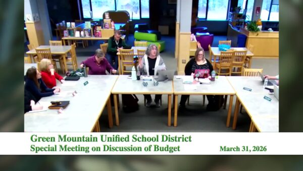 GMUSD Special Meeting- Discussion of Budget 3/31