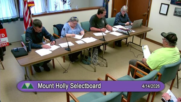 Mount Holly Selectboard 4/14
