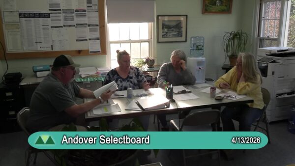 Andover Selectboard 4/27