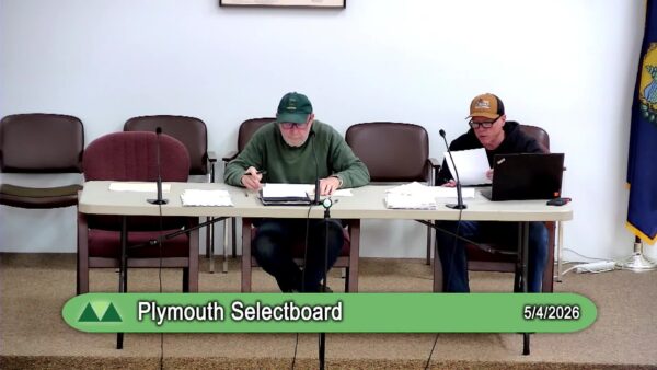 Plymouth Selectboard 5/4
