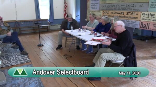 Andover Selectboard 5/11