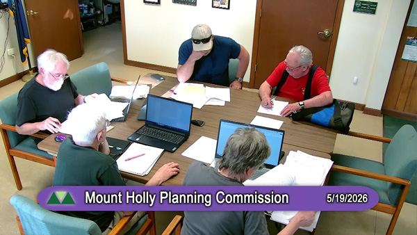 Mount Holly Planning Commission 5/19