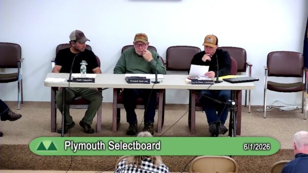 Plymouth Selectboard 6/1