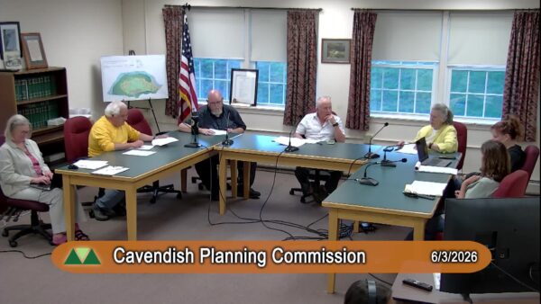 Cavendish Planning Commission 6/3