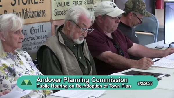 Andover Planning & Zoning  Board- Re-Adoption of Town Plan