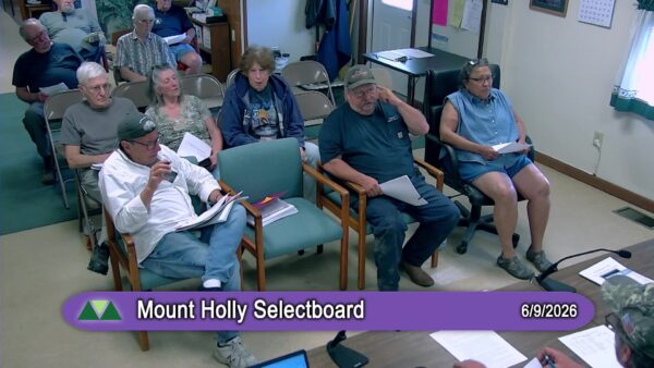 Mount Holly Selectboard 6/9