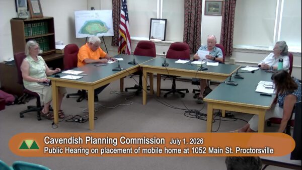 Cavendish Planning Commission 7/1