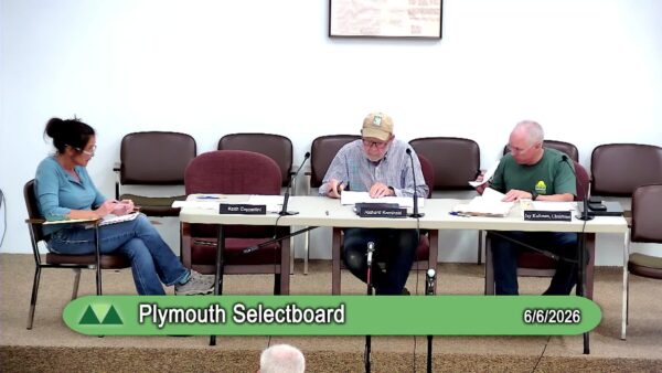 Plymouth Selectboard 7/6