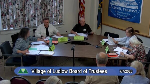 Village of Ludlow Board of Trustees 7/7