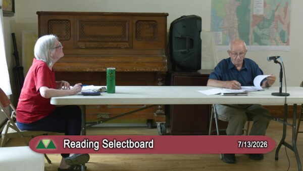 Reading Selectboard 7/13