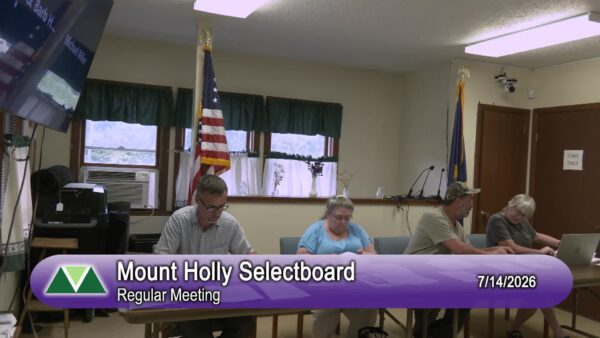 Mount Holly Selectboard 7/14