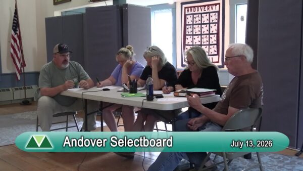 Andover Selectboard 7/13