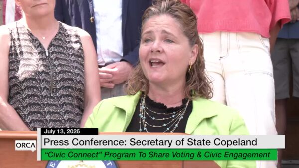 Secretary of State Copeland Hanzas Press Conference
