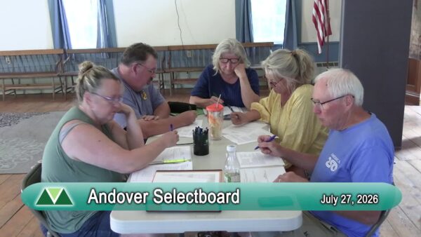 Andover Selectboard 7/27