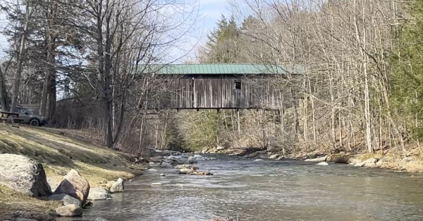 VT’s 100 Covered Bridges- Grist Mill Bridge