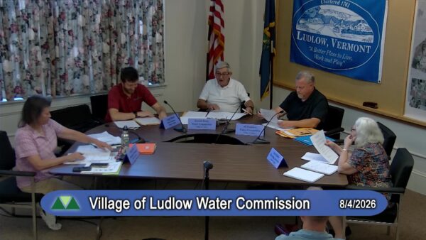 Village of Ludlow Water Commission 8/4