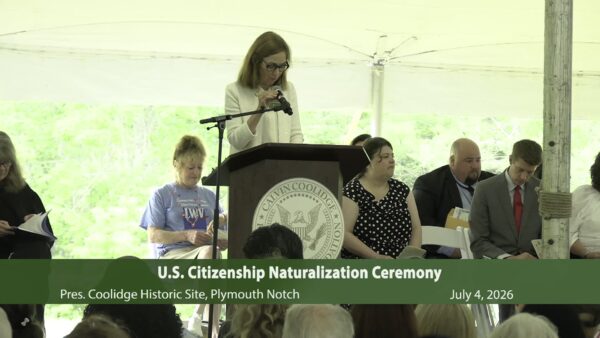 U.S. Citizenship Naturalization Ceremony at Plymouth Notch