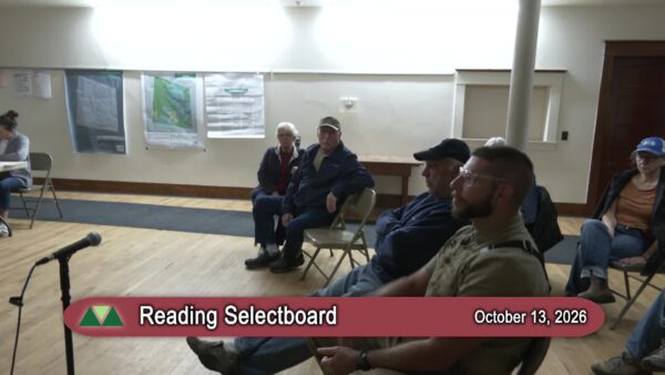 Reading Selectboard 10/13