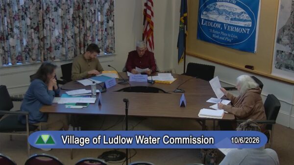 Village of Ludlow Water Commission 10/6