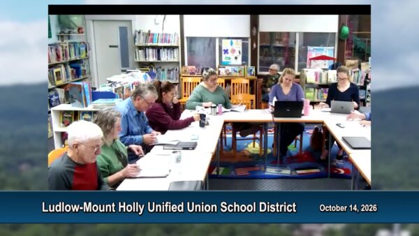 Ludlow-Mt. Holly UU School District Board 10/14