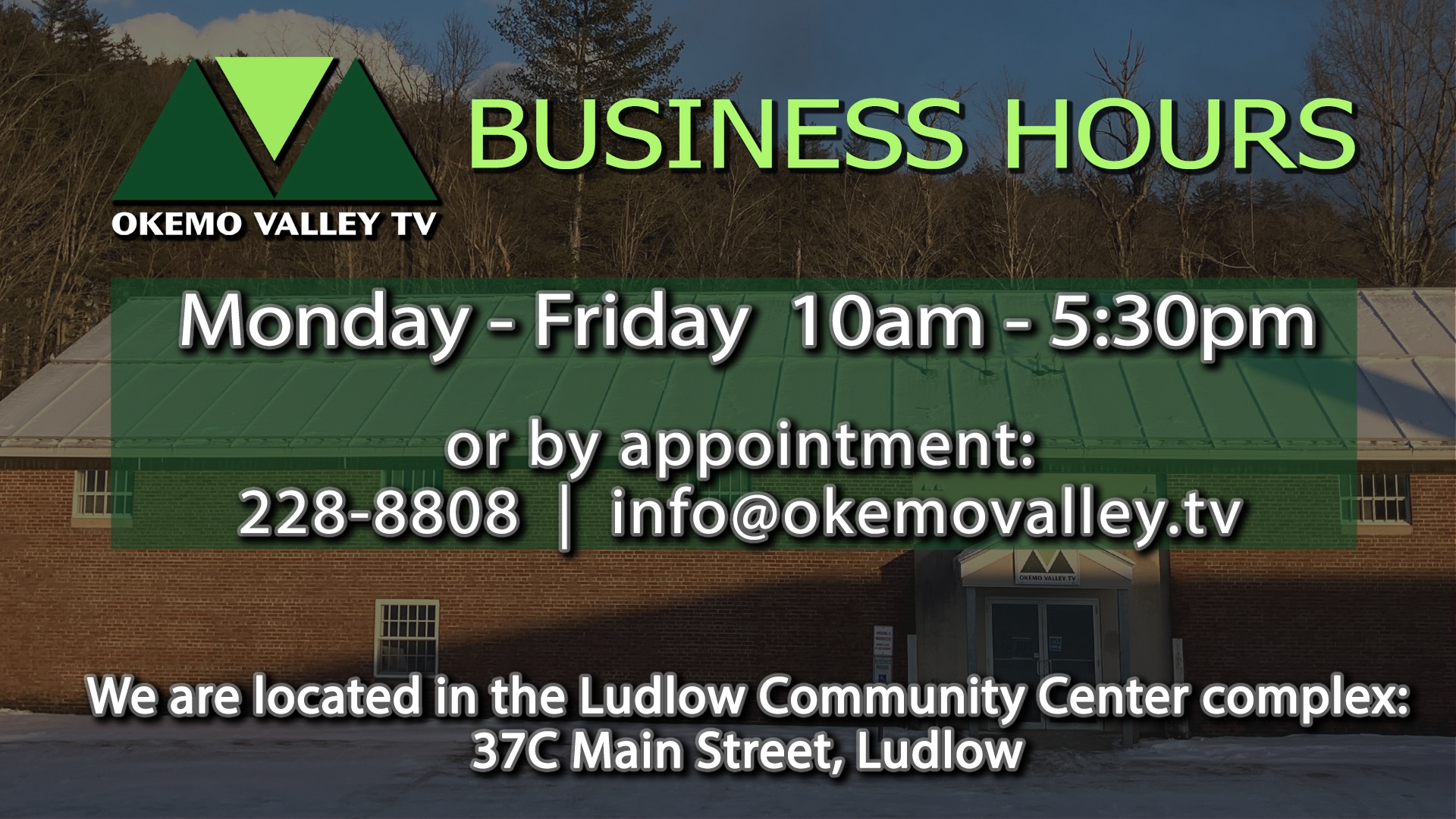 Updated Staffing & Office Hours